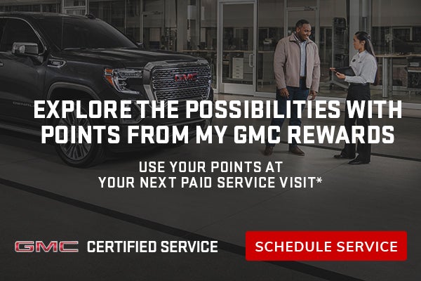 Explore the possibilities with points from My GMC Rewards
